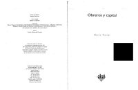 cover of the book Obreros y capital