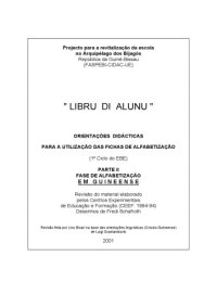 cover of the book Libru di alunu. Orientações didácticas para a utilização das fichas de alfabetização. Parte II. Fase de alfabetização em Guineense