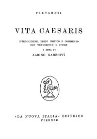 cover of the book Plutarchi Vita Caesaris