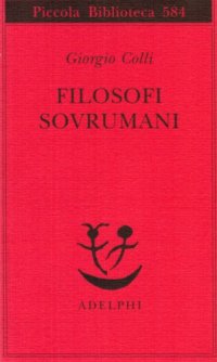 cover of the book Filosofi sovrumani