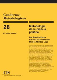 cover of the book Metodología de la ciencia política