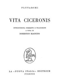 cover of the book Plutarchi Vita Ciceronis