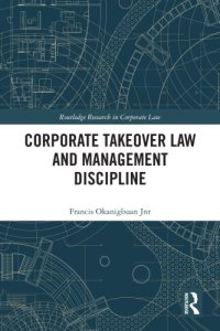 cover of the book Corporate Takeover Law And Management Discipline