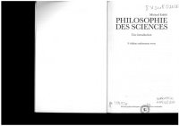 cover of the book Philosophie des sciences, Une introduction. 3 ed.