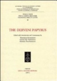 cover of the book The Derveni Papyrus