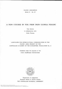 cover of the book A New Course in Tok Pisin (New Guinea Pidgin)