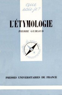 cover of the book l’étymologie