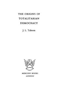 cover of the book Origins of Totalitarian Democracy