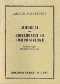 cover of the book Modelli per principianti di composizione. Compendio e glossario