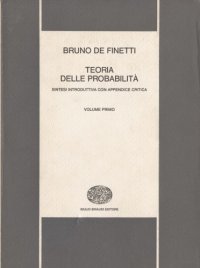 cover of the book Teoria delle probabilità. Sintesi introduttiva con appendice critica