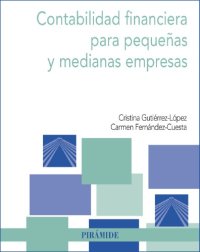 cover of the book Contabilidad financiera para pequeñas y medianas empresas