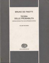 cover of the book Teoria delle probabilità. Sintesi introduttiva con appendice critica