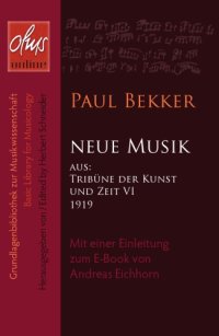 cover of the book Neue Musik : Mit einer Einleitung zum E-Book von Andreas Eichhorn.