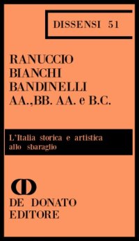 cover of the book AA., BB. A.A. e B.C. L’Italia storica e artistica allo sbaraglio