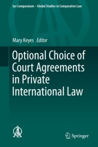 cover of the book Optional Choice of Court Agreements in Private International Law