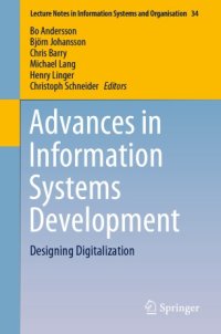 cover of the book Advances in Information Systems Development: Designing Digitalization