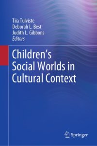 cover of the book Children’s Social Worlds in Cultural Context