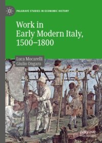 cover of the book Work in Early Modern Italy, 1500–1800