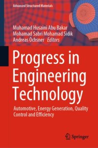 cover of the book Progress in Engineering Technology: Automotive, Energy Generation, Quality Control and Efficiency