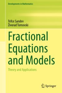 cover of the book Fractional Equations and Models: Theory and Applications