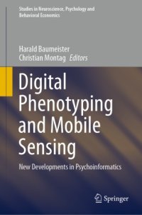 cover of the book Digital Phenotyping and Mobile Sensing: New Developments in Psychoinformatics