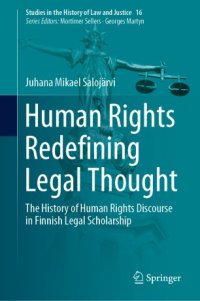 cover of the book Human Rights Redefining Legal Thought: The History of Human Rights Discourse in Finnish Legal Scholarship