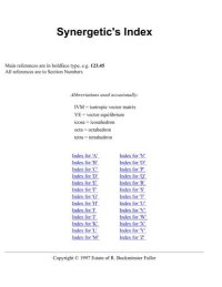 cover of the book Synergetics is copyrighted