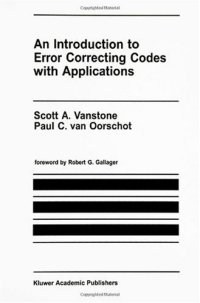 cover of the book An introduction to error correcting codes with applications