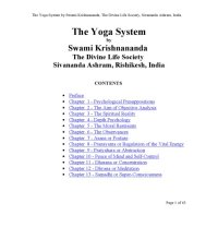 cover of the book Yoga - The Yoga System