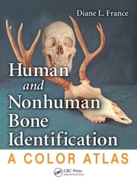 cover of the book Human and Non-Human Bone Identification. A color atlas