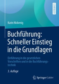 cover of the book Buchführung: Schneller Einstieg in die Grundlagen: Einführung in die gesetzlichen Vorschriften und in die Buchführungstechnik