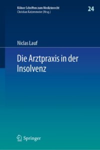 cover of the book Die Arztpraxis in der Insolvenz