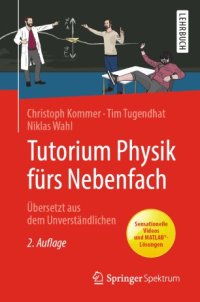 cover of the book Tutorium Physik fürs Nebenfach: Übersetzt aus dem Unverständlichen