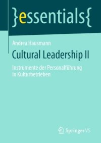 cover of the book Cultural Leadership II: Instrumente der Personalführung in Kulturbetrieben