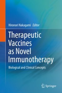 cover of the book Therapeutic Vaccines as Novel Immunotherapy: Biological and Clinical Concepts