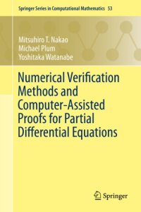 cover of the book Numerical Verification Methods and Computer-Assisted Proofs for Partial Differential Equations