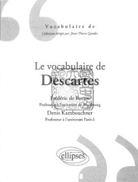 cover of the book Le Vocabulaire de Descartes