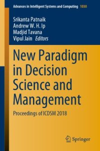 cover of the book New Paradigm in Decision Science and Management: Proceedings of ICDSM 2018