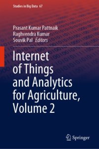 cover of the book Internet of Things and Analytics for Agriculture, Volume 2