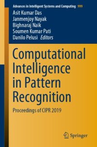 cover of the book Computational Intelligence in Pattern Recognition: Proceedings of CIPR 2019