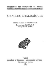 cover of the book Oracles Chaldaïques: avec un choix de commentaires anciens