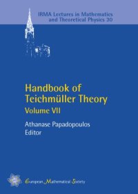 cover of the book Handbook of Teichmüller Theory, Volume VII.