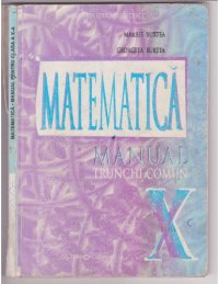 cover of the book Matematica manual pentru clasa a X-a