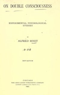 cover of the book On Double Consciousness. Experimental psychological studies.