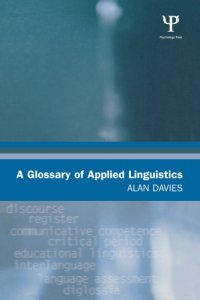 cover of the book A Glossary of Applied Linguistics