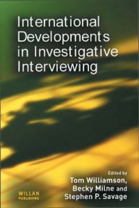 cover of the book International Developments in Investigative Interviewing