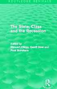 cover of the book The state, class and the recession