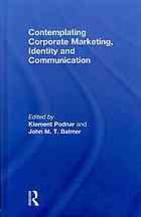 cover of the book Contemplating corporate marketing, identity and communication