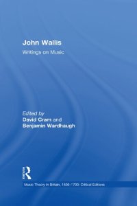 cover of the book John Wallis: Writings on Music