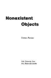 cover of the book Nonexistent Objects